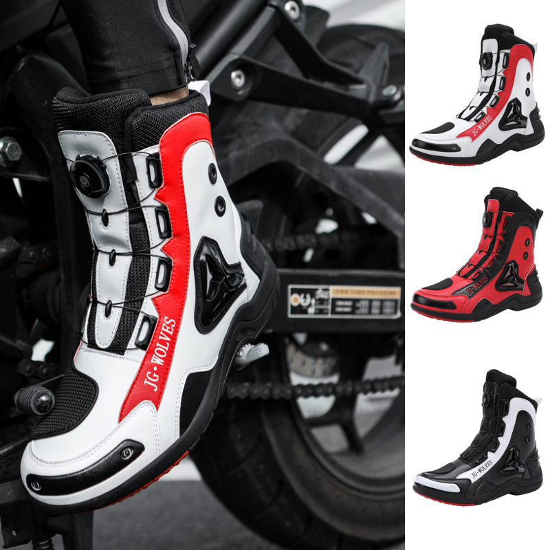 Jiugulang Motorcycle Men's and Women's Commuter Boots Off-Road Rally Motorcycle Shoes Motorcycle Sports Shoes Outdoor Casual Shoes Jiugulang Motorcycle Men's and Women's Commuter Boots Off-Road Rally Motorcycle Shoes Motorcycle Sports Shoes Outdoor Casual Shoes