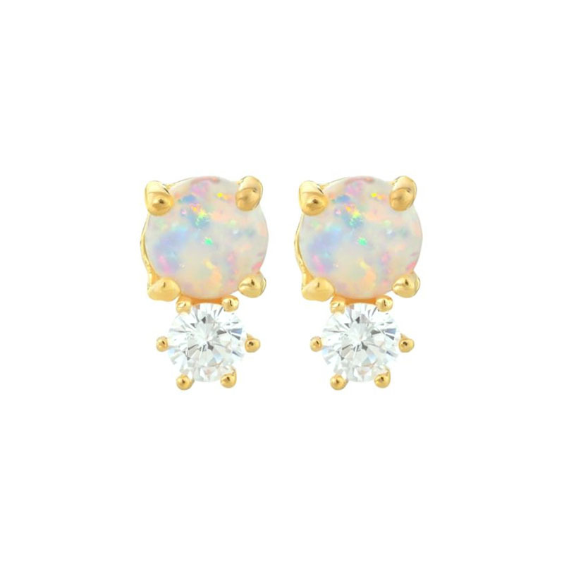 2g Weight Ear Studs Classification 1 Pair Quantity Daily Occasion 925 Sterling Silver Material Geometric Pattern Women's Gender Plating Design Simple Style Style 1 Pair 925 Sterling Silver Geometric Ear Studs 39