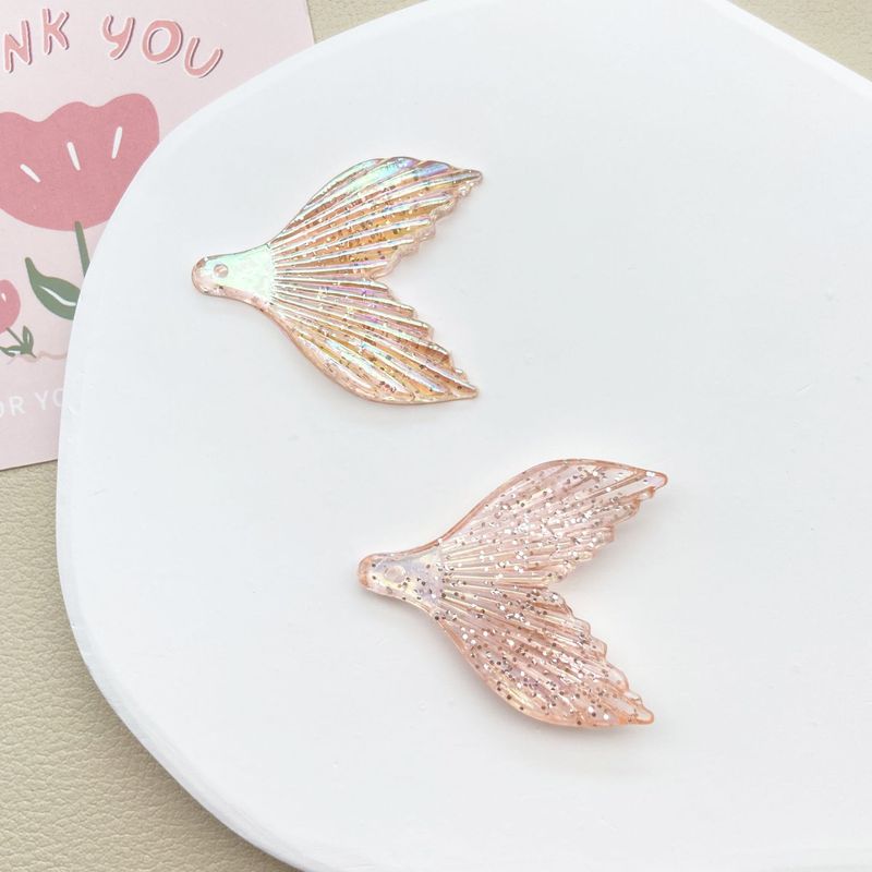 热销细闪带孔鱼尾巴手环吊坠饰品配件diy项链装饰辅料现货批发|undefined