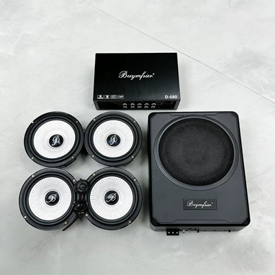 mid-bass car tweeter speaker, Car speaker/subwoofer - single-speaker-universal-6-piece-speaker-set-with-subwoofer-and-6-channel-amplifier
