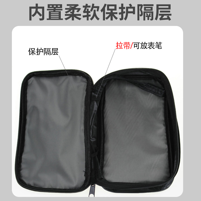 Victory Digital Multímetro Bolsa de reloj Kit Bolsa de multímetro Bolsa de almacenamiento de lona universal Bolsa de tela impermeable gruesa