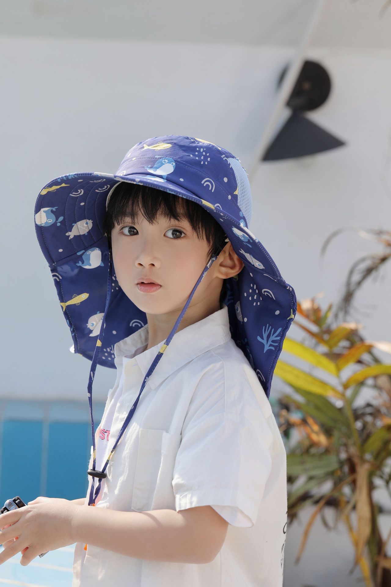 Outdoor, Street Occasion Children Unisex Cute Sweet Printing Printing Bucket Hat