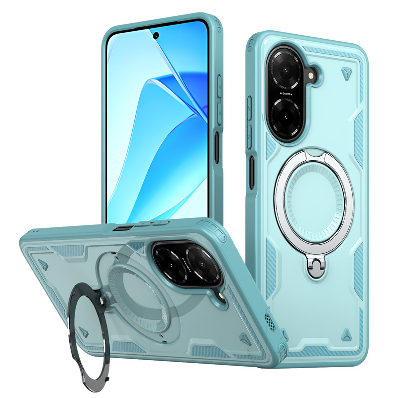 天环适用红米15C手机壳无线充磁吸360旋转支架小米POCO C71保护套|undefined