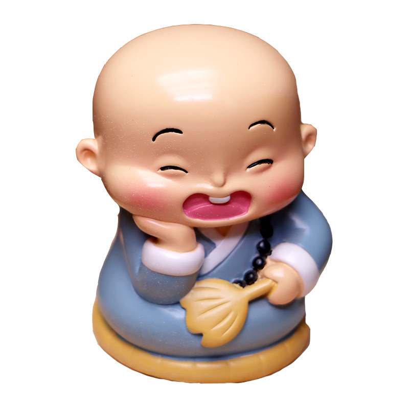創意的で可愛い禅意小僧がブラインドケースを飾っています。|undefined