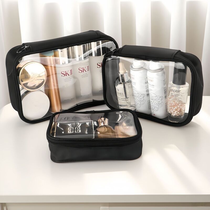 in stock Wholesale Cross-border Amazon Waterproof Cosmetic Storage Bag Travel Storage Bag Wash Bag Cosmetic Bag