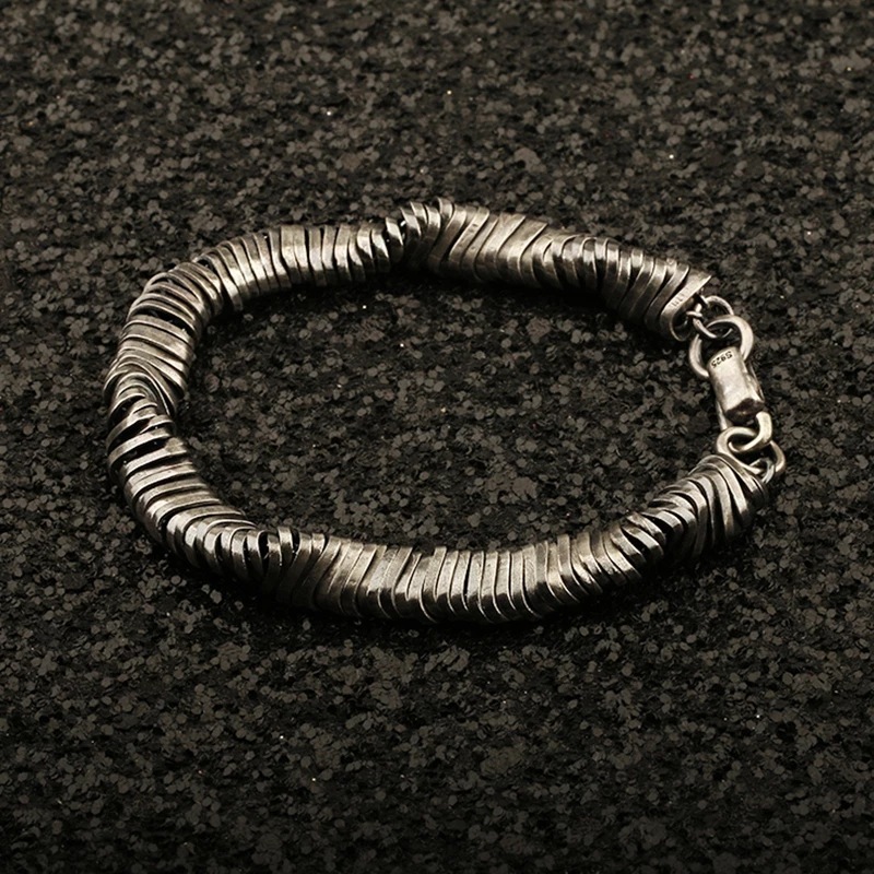 Men's retro small design bracelet hip-hop style