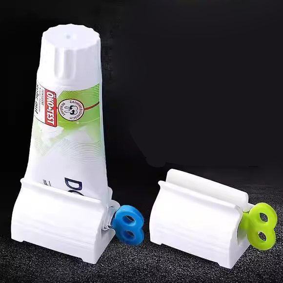 Lazy Squeezer Holder Creative Facial Cleanser Toothpaste Tool Manual Squeeze Sample Clip Press_voghion.com