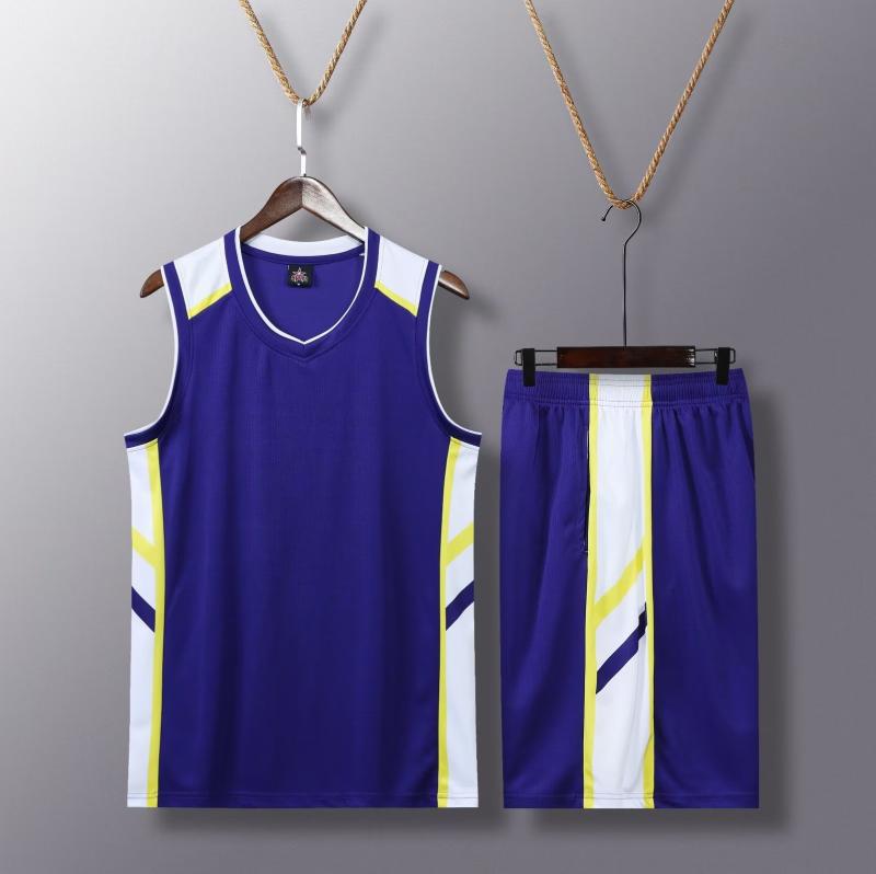 Todo el cuerpo digital inyección de tinta traje de baloncesto conjunto de aldea BA juego traje de entrenamiento se puede imprimir logotipo traje deportivo de manga corta