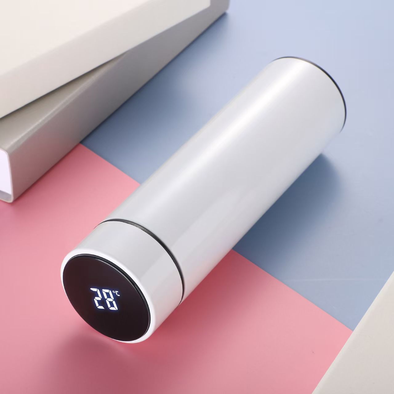 Taza de acero inoxidable impresa personalizada logotipo grabado temperatura de apertura evento de regalo publicidad taza de agua regalo