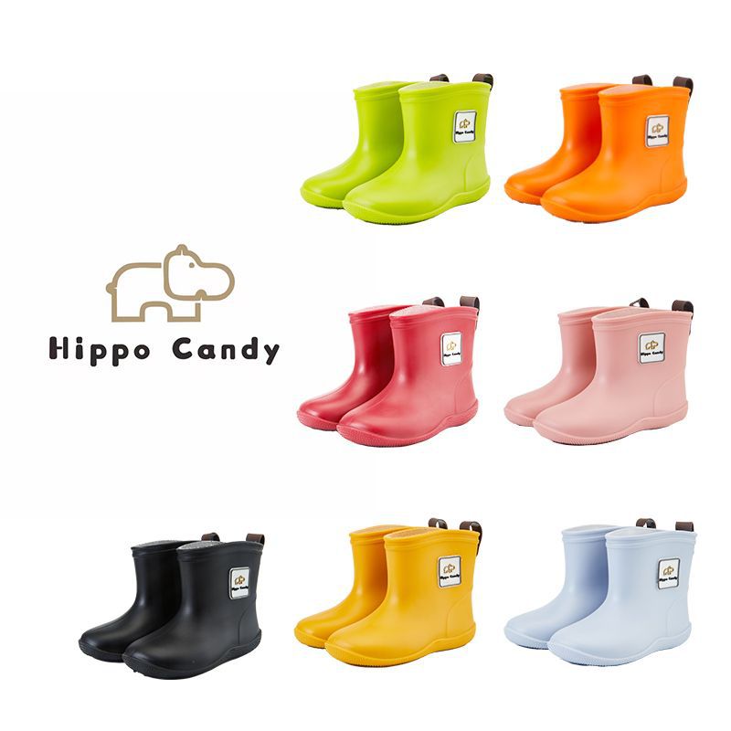 Exported to Japan Kidsren's Rain Boots, Boys' Baby Water Shoes, Girls' Rain Boots, Soft Soles, Non-Slip, Lightweight, Kidsren's Waterproof