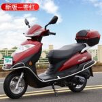 新宇雨钻踏板摩托车125CC风冷单缸四冲程外卖车四电喷燃油代步厂