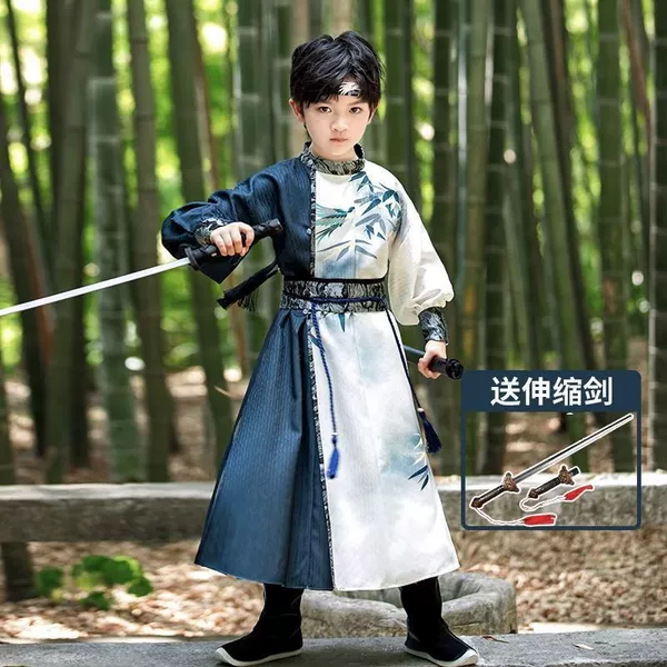 Bamboo Sea Tingfeng (free telescopic sword + belt + hair tie)