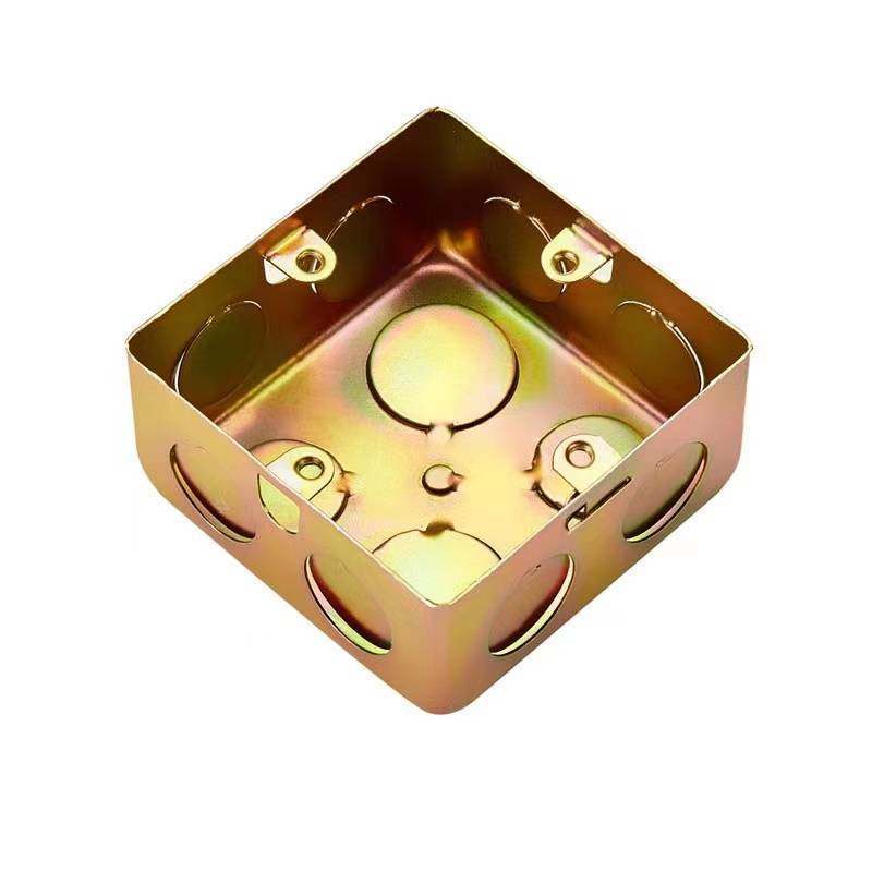 铁底盒单盒面板86型 暗盒底盒暗装线底盒面板开关盒插座金属 暗盒