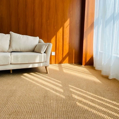 Imitation Sisal Anti-Cat Claw Carpet Avtomobil döşəmə paspasları - camel-imitation-sisal-carpet-price-per-square-meter