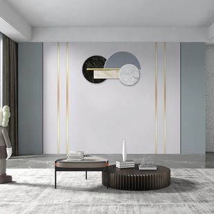 2024 New Accessible Luxury Style Tv Background Wall Wallpaper Wall Covering Self-Adhesive Living Room Sofa Film and Television Wallpaper Decorative Mural