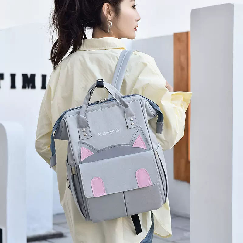 妈咪包轻便简约大容量时尚多用途手提包外出防泼水便携母婴奶粉包