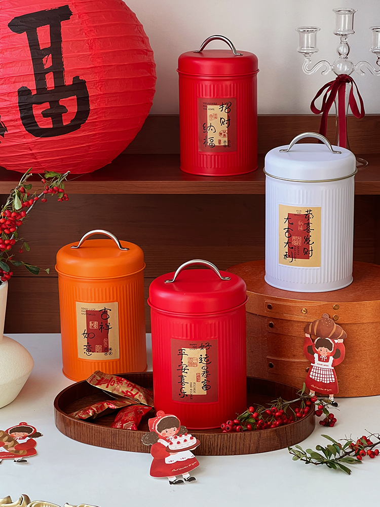 Caja de embalaje de galletas de Navidad, caja de embalaje de galletas de horneado, galletas de dulces, latas de regalos, cajas de regalo de primavera, barril