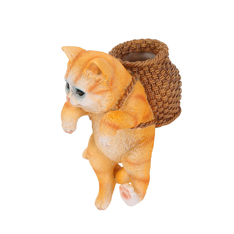 Корзина для кошек желтая