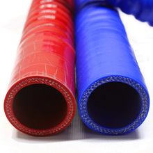 红色硅胶钢丝波纹管耐高温压空气进气软管夹布水管通风管橡胶软管