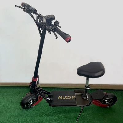 Commuting to Work, Qatlanan elektrik skuterlər - t10-dual-drive-52v-standard-version-18ah-domestic-battery-speed-60-yards-battery-life-70km-with-seat