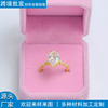 Jewelry with pigtail, zirconium, wedding ring, wholesale, silver 925 sample, simple and elegant design