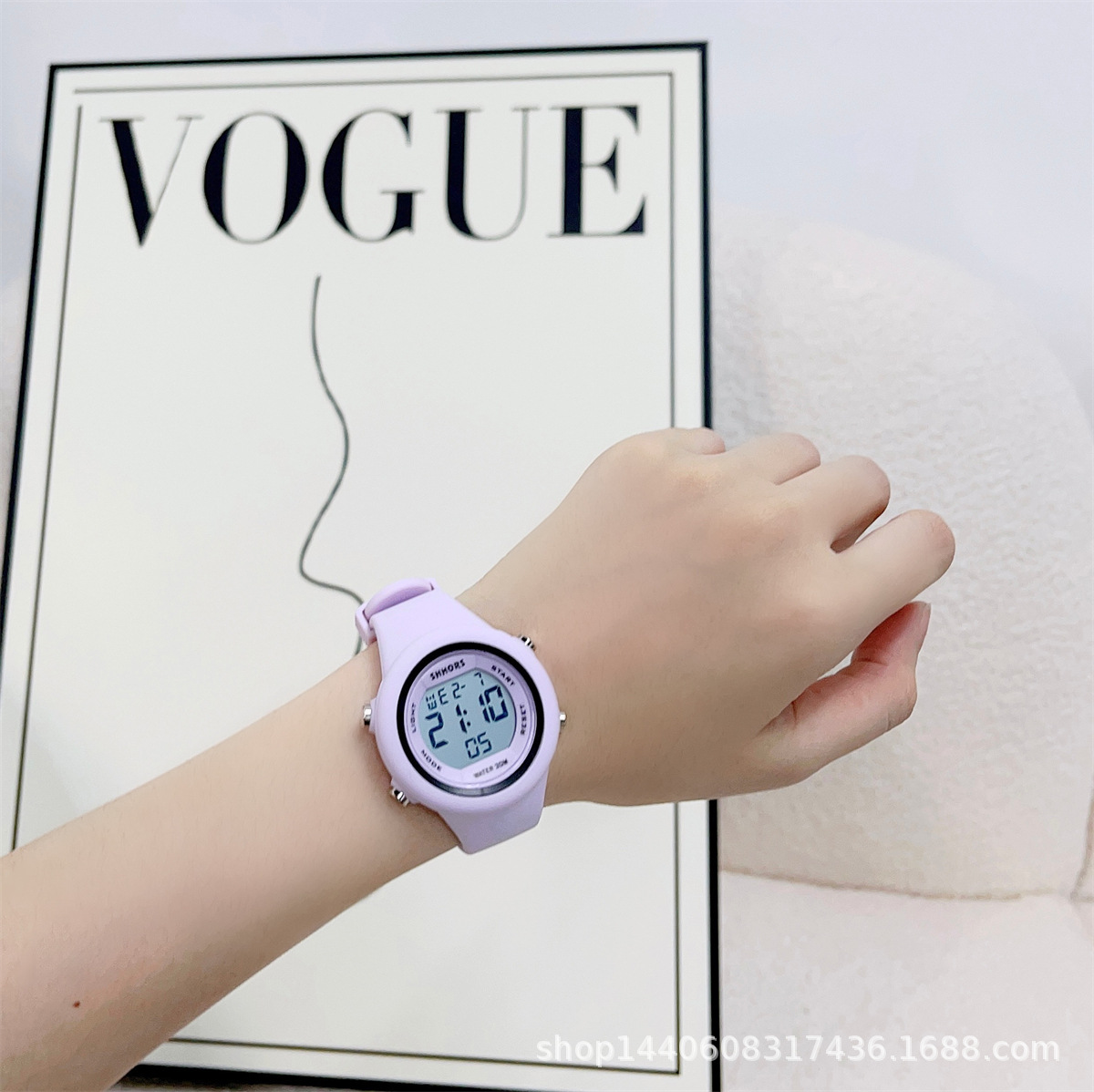 Nuevo reloj estudiante reloj electrónico tendencia juvenil multi-funcional Universal deportes silicona reloj electrónico ventas directas de la fábrica