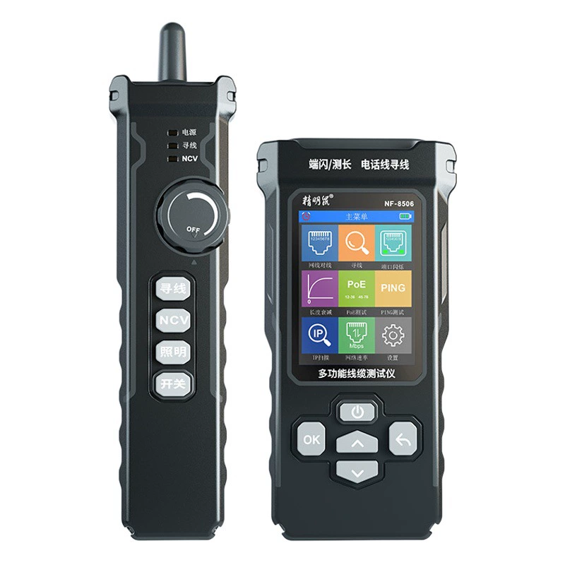 Умный поиск линий мыши NF-8506POE, тестирование скорости сети, IP-сканирование, универсальный линейный тестер, высокая точность