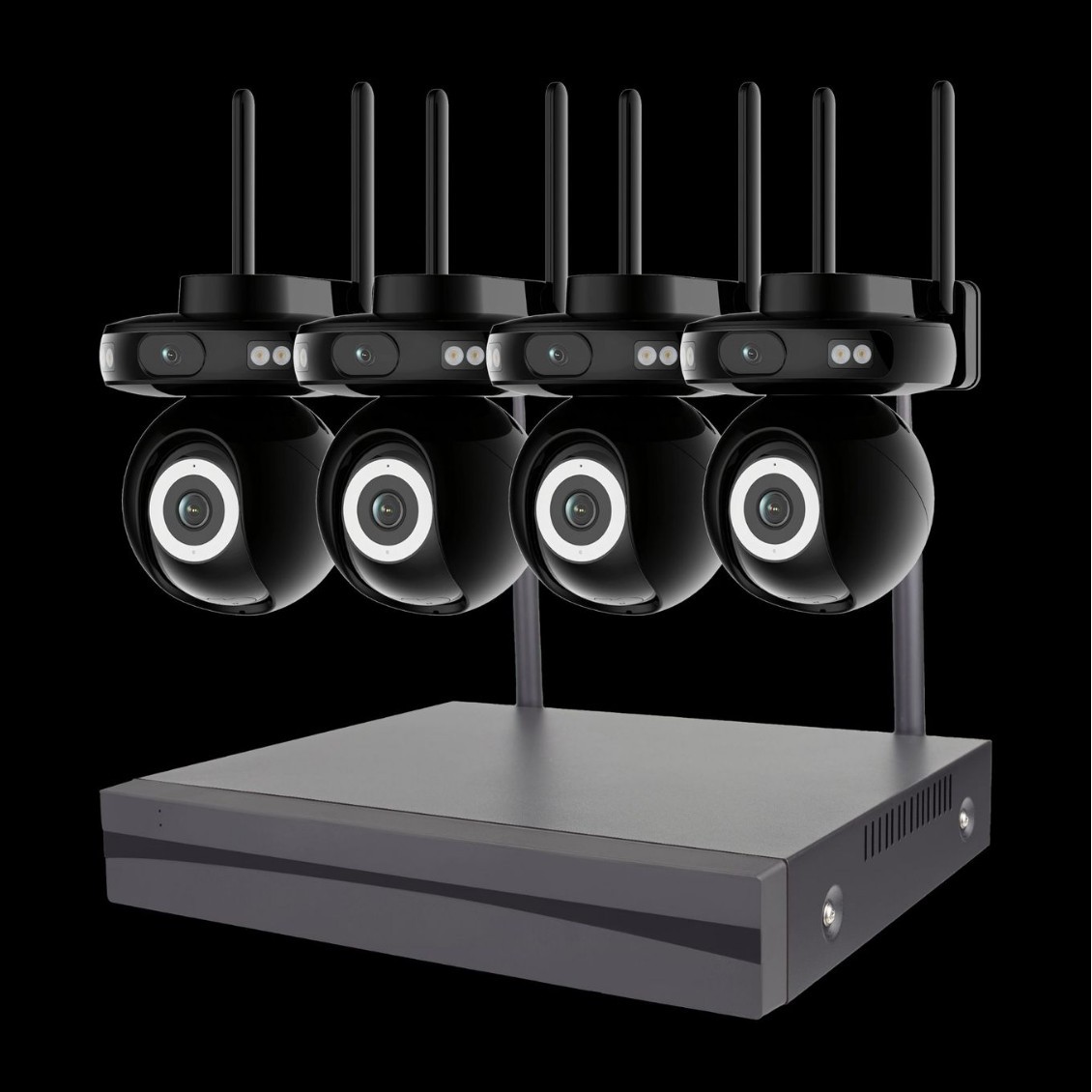 3MP/5MP Top Makinesi WIFI Kablosuz İzleme Seti 4 yollu 8 yollu Güvenlik Ekranlı NVR Seti Kablosuz CCTV Toptan