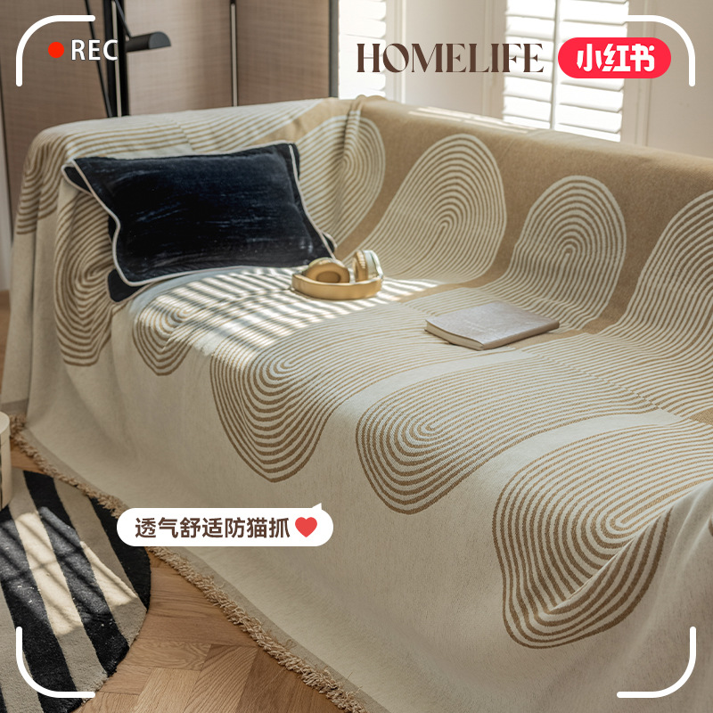 Mantras de sofá gruesas cuatro estaciones toalla de sofá universal cubierta antideslizante contra el agrietamiento mantas de sofá de respaldo fábrica directa