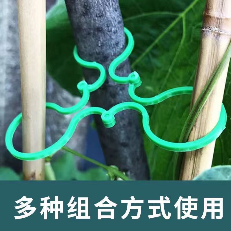 Planting vine fixing clip climbing vine plant stem support garden tools 8-shaped buckle multifunctional gardening buckle 3