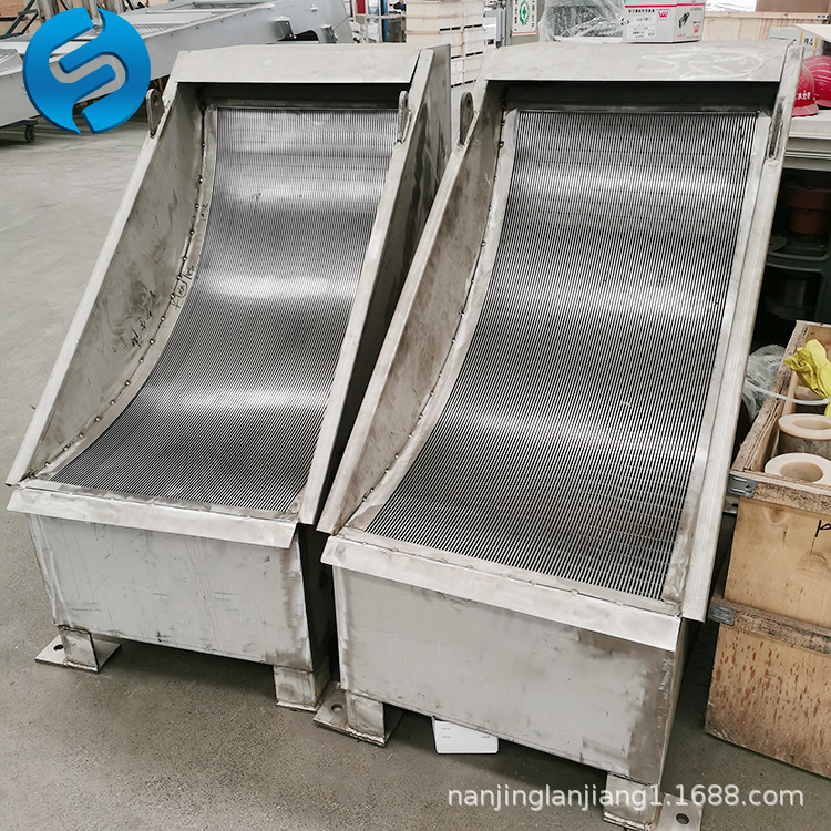 兰江水无动力水力筛  水力格栅流量计算  不锈钢水力筛厂家