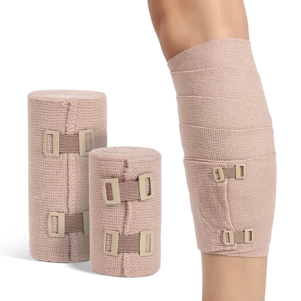 Sports Protective Gear, Compression Bandage for Ankle Protection, Wrist Protection, Arm Protection, Leg Protection, Hook and Loop Herringbone Elastic Bandage