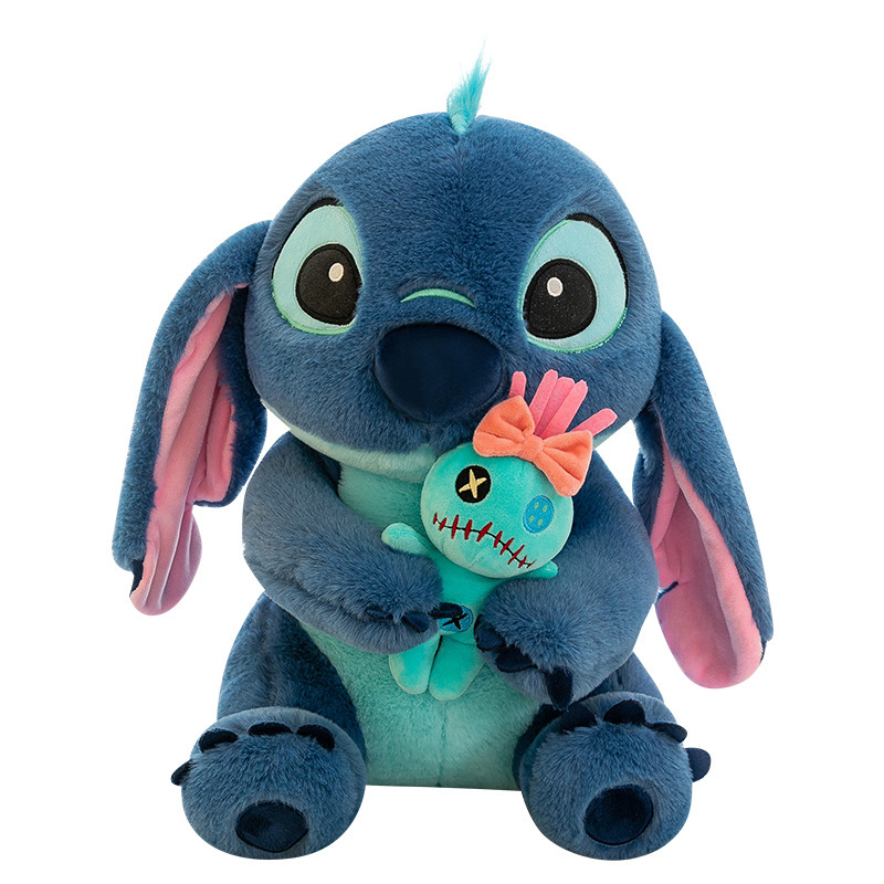 Nuevo estilo transfronterizo que sostiene pato Stitch peluche almohada para niños muñeca de trapo novia regalo de cumpleaños fabricante en stock