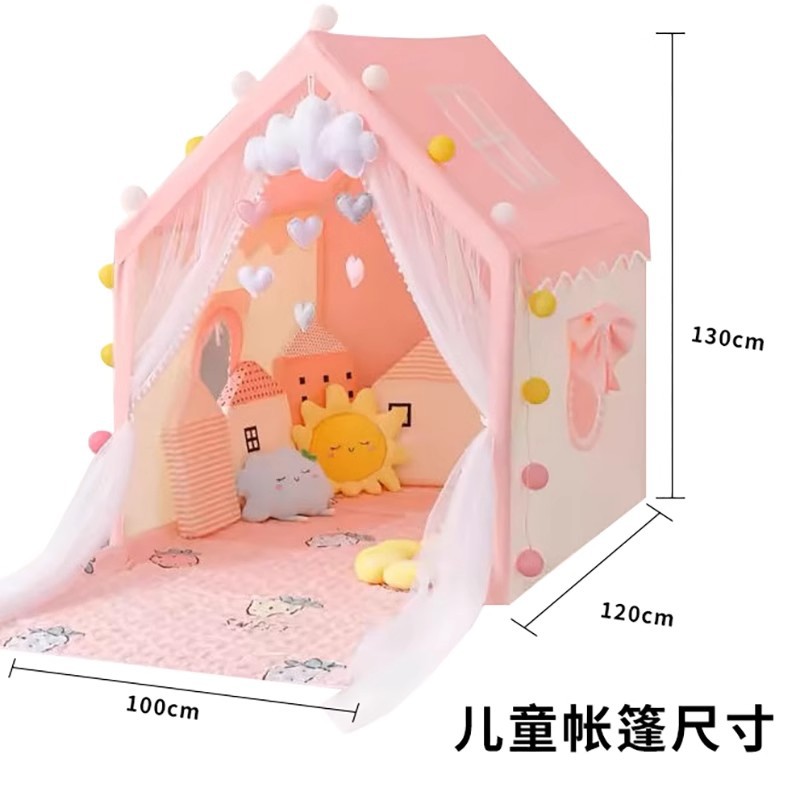 Tienda de campaña para niños, hogar interior, niña, princesa, casa de juegos, casa de niños, casa de muñecas, castillo, bebé, habitación para padres e hijos