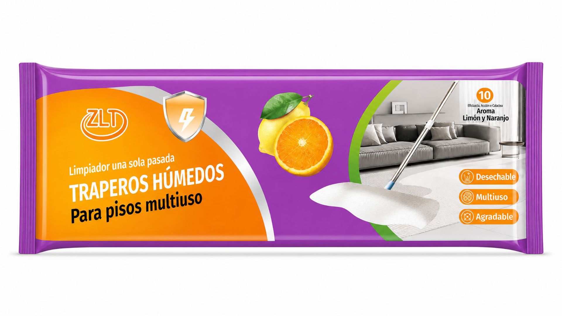 Toallitas de Repuesto para Mopa Plana Tela No Tejida Desechable, Electrostático para Limpieza de Pisos image 9