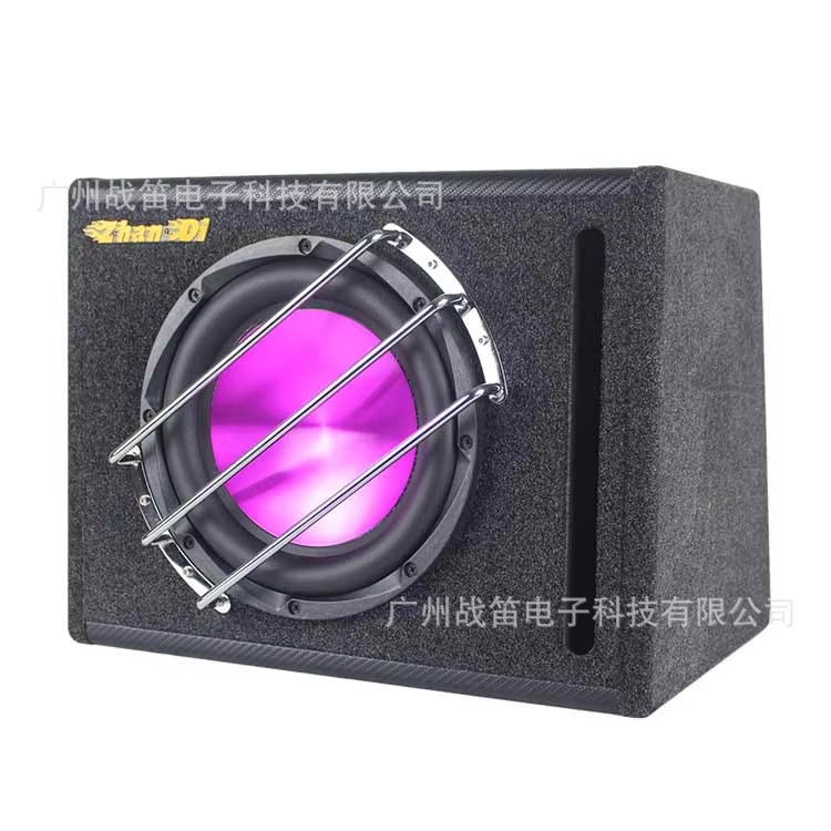 工厂直售重低音低音炮10寸12V大功率有源车载音箱带功放
