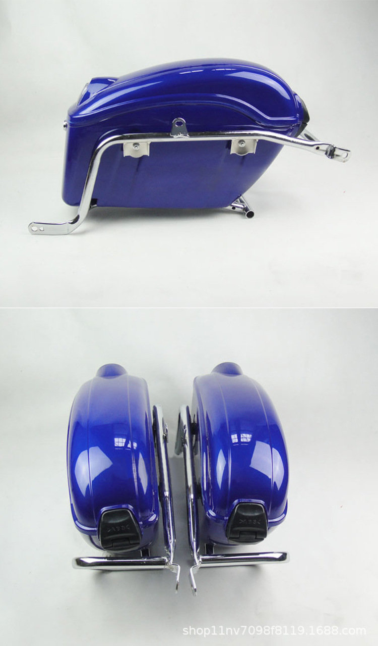 Prince motorcycle side box universal modification waterproof Lifan v16 side thickening tool travel Yamaha hanging box