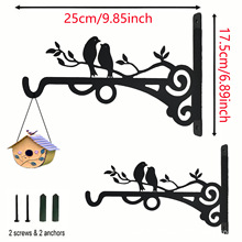 欧式壁挂式铁艺花篮墙壁装饰吊篮花架悬挂花架客厅阳台绿植挂件