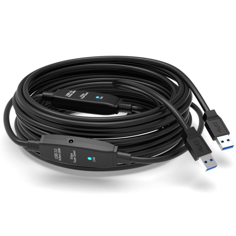 USB 延長ケーブル USB3.0 オス - オス延長マウス キーボード U ディスク ゲーム コントローラー コンピューター ケーブル チップ付き|undefined