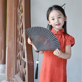 童旗袍;童民族服装;童马甲