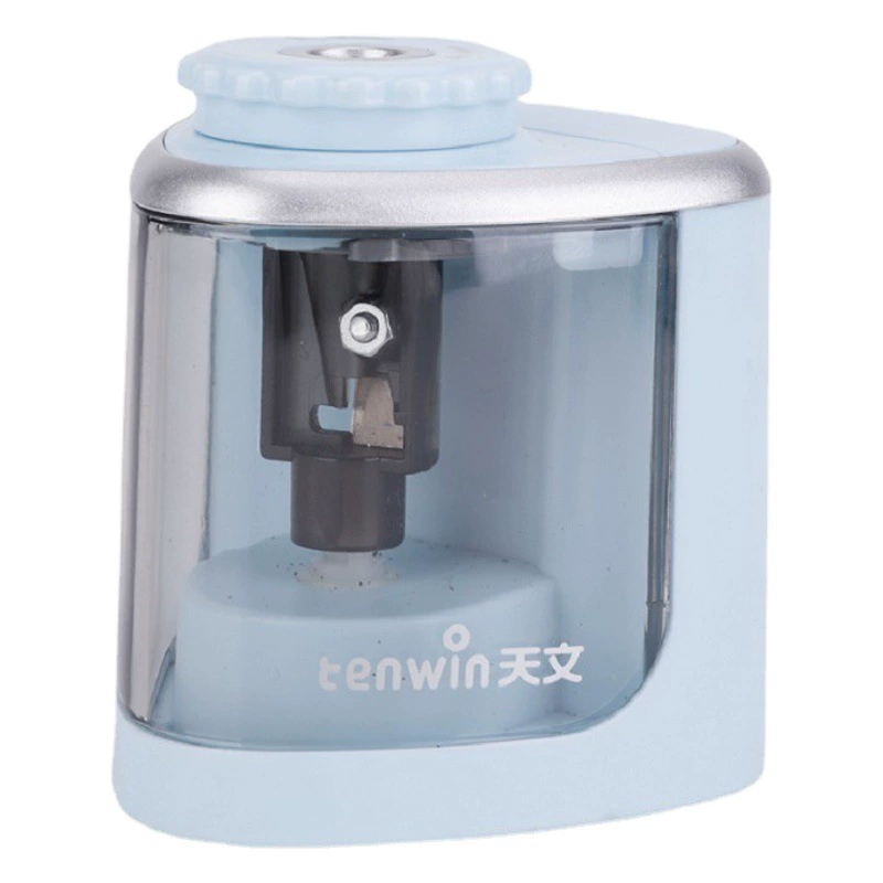 Tenwin электрическая точилка для карандашей трансграничная английская модель полуавтоматическая точилка для карандашей для учащихся начальной школы TW8005