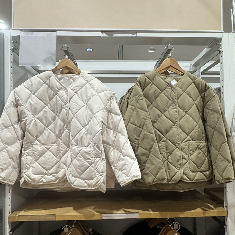 2024 autumn and winter new air cotton-padded jacket women's casual jacket fashion light cotton-padded jacket women's coat 469864