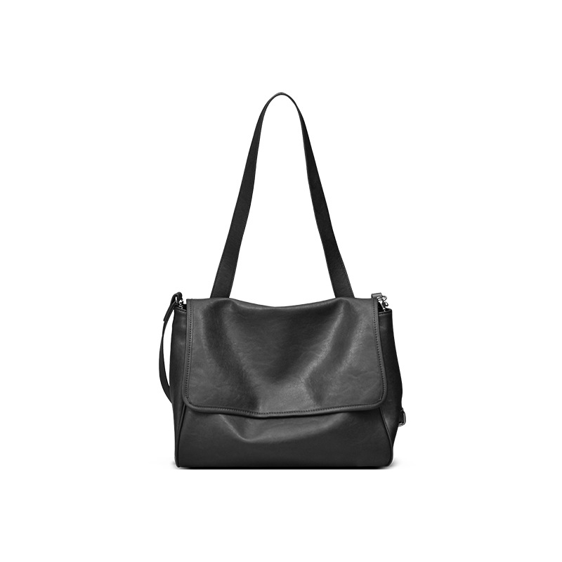 새로운 가죽 메신저 백 하이 퀄리티 COWHIDE 크로스 바디 백 핸드백 대용량 통근 토트 백 클래스 아이 패드 백