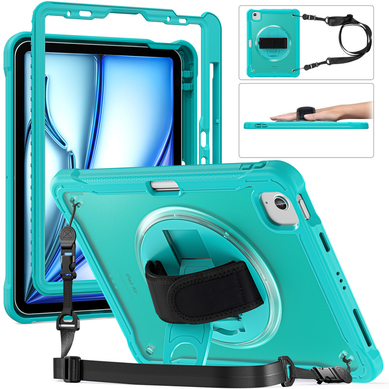 Suitable for iPad Air11 2024 Tablet Case Rotating Stand Pro11 Acrylic Anti-Bending 10.9 Anti-Fall Protection