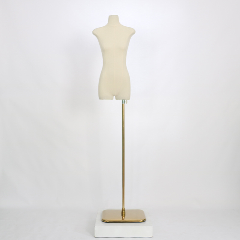 Mejorada modelo plano accesorios de las mujeres medio cuerpo ventana soporte muñeca tienda de ropa cuerpo modelo soporte de exhibición de cuerpo completo