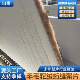 厂家羊毛驼绒棉裤绗缝絮片服装棉裤纺织布料内胆保暖填充物水洗