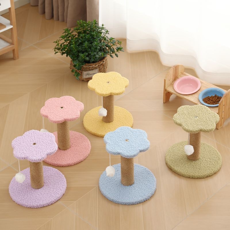 剑麻猫抓板爬架立式抓柱磨爪器不掉耐磨玩具猫咪用品迷你小猫爬架