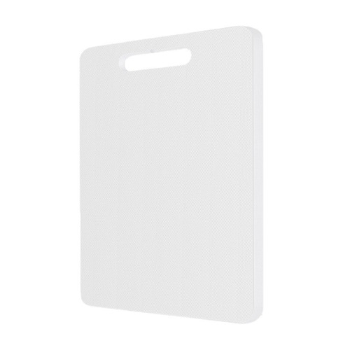 Wholesale non-slip multi-functional white foreign trade antibacterial PE household plastic mildew-proof case knife board cutting board chopping board