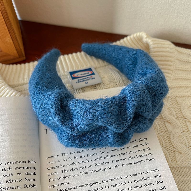 Otoño y invierno Meilade coreano retro estricto esponja cabeza de banda nueva variedad de terciopelo alto cráneo ancho banda de cabello mayorista