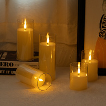 LED充电蜡烛电子遥控蜡烛场景布置音乐会烛光摆件剧本杀氛围灯